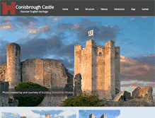 Tablet Screenshot of conisbroughcastle.org.uk